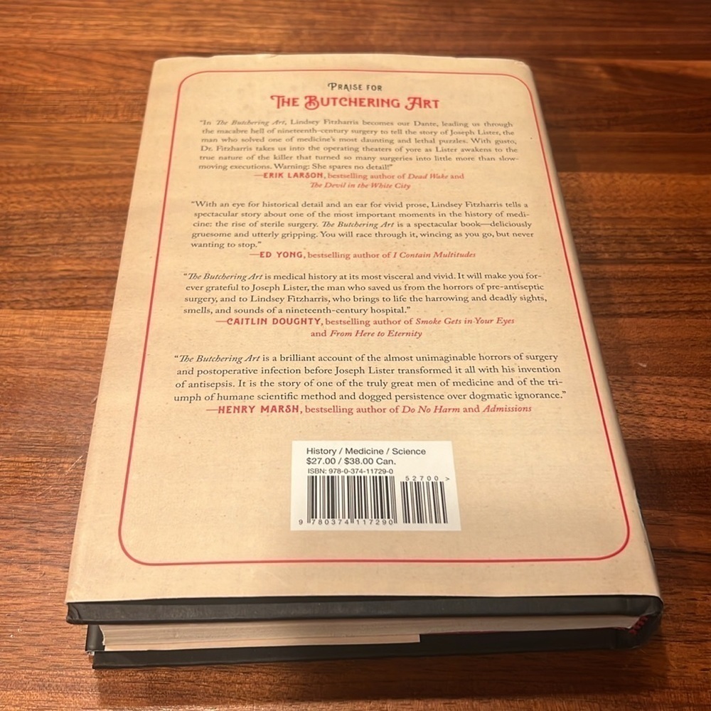 The Butchering Art by Lindsey Fitzharris (2017, Hardcover) - Picture 4 of 6